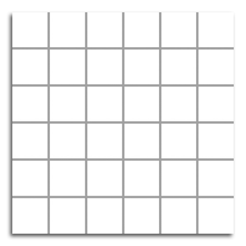 2x2 Frost Matte Square Ceramic Mosaic Tile