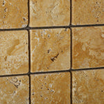 2x2 Gold / Yellow Travertine Tumbled Mosaic Tile 2x2 Gold / Yellow Travertine Tumbled Mosaic Tile - American Tile Depot