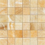 2x2 Honey Onyx Polished Mosaic Tile 2x2 Honey Onyx Polished Mosaic Tile - American Tile Depot