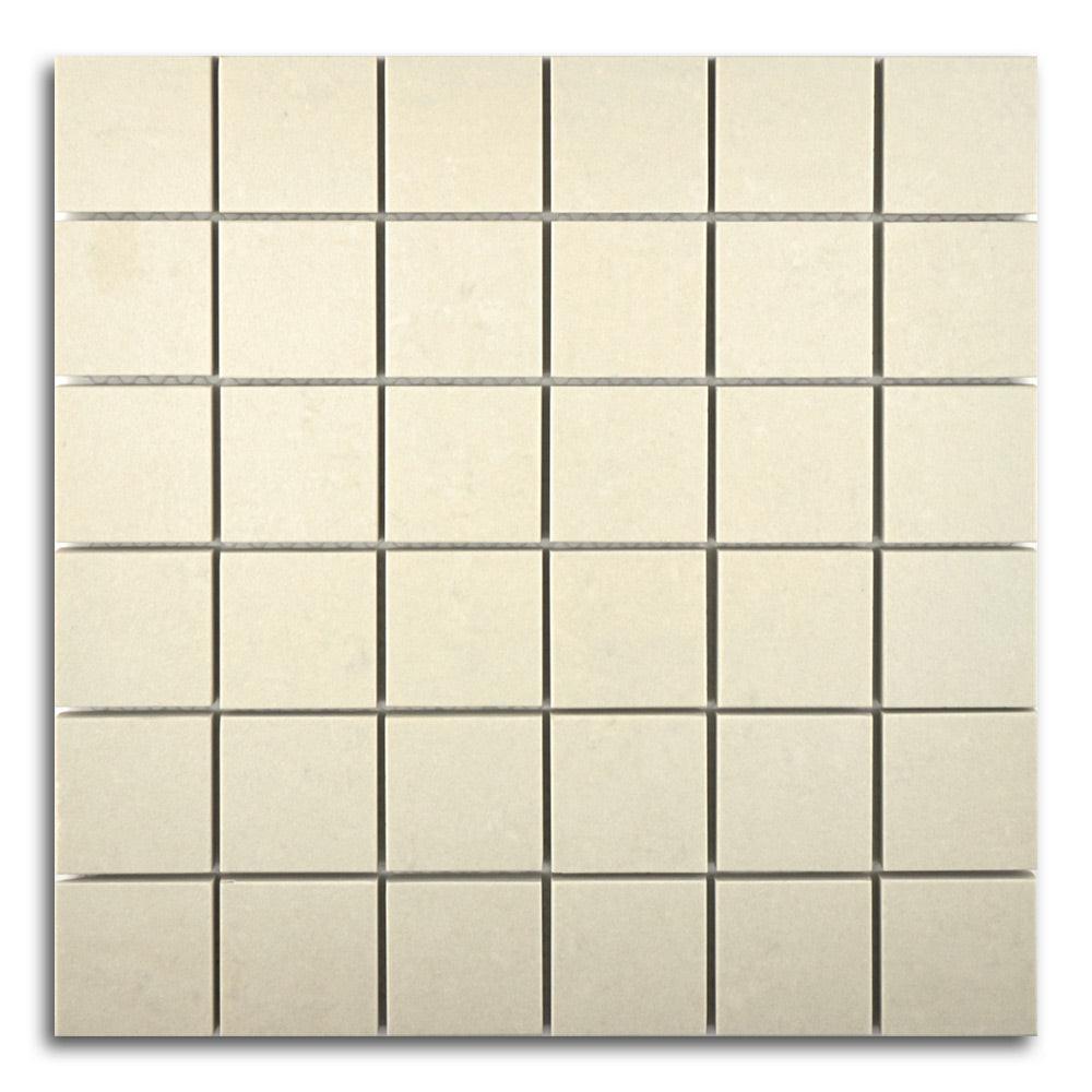2x2 Horizon Blanco Matte Square Porcelain Mosaic Tile 2x2 Horizon Blanco Matte Square Porcelain Mosaic Tile - American Tile Depot