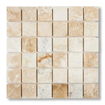 2x2 Latravonya Travertine Filled & Honed Mosaic Tile - American Tile Depot