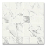 2x2 Marmocrea Arabescato Matte Marble Look Porcelain Tile 2x2 Marmocrea Arabescato Matte Marble Look Porcelain Tile - American Tile Depot