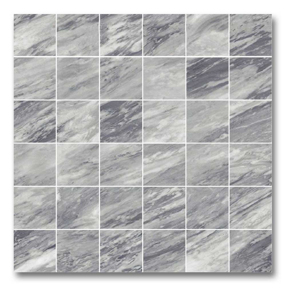 2x2 Marmocrea Ocean Gray Matte Marble Look Porcelain Tile