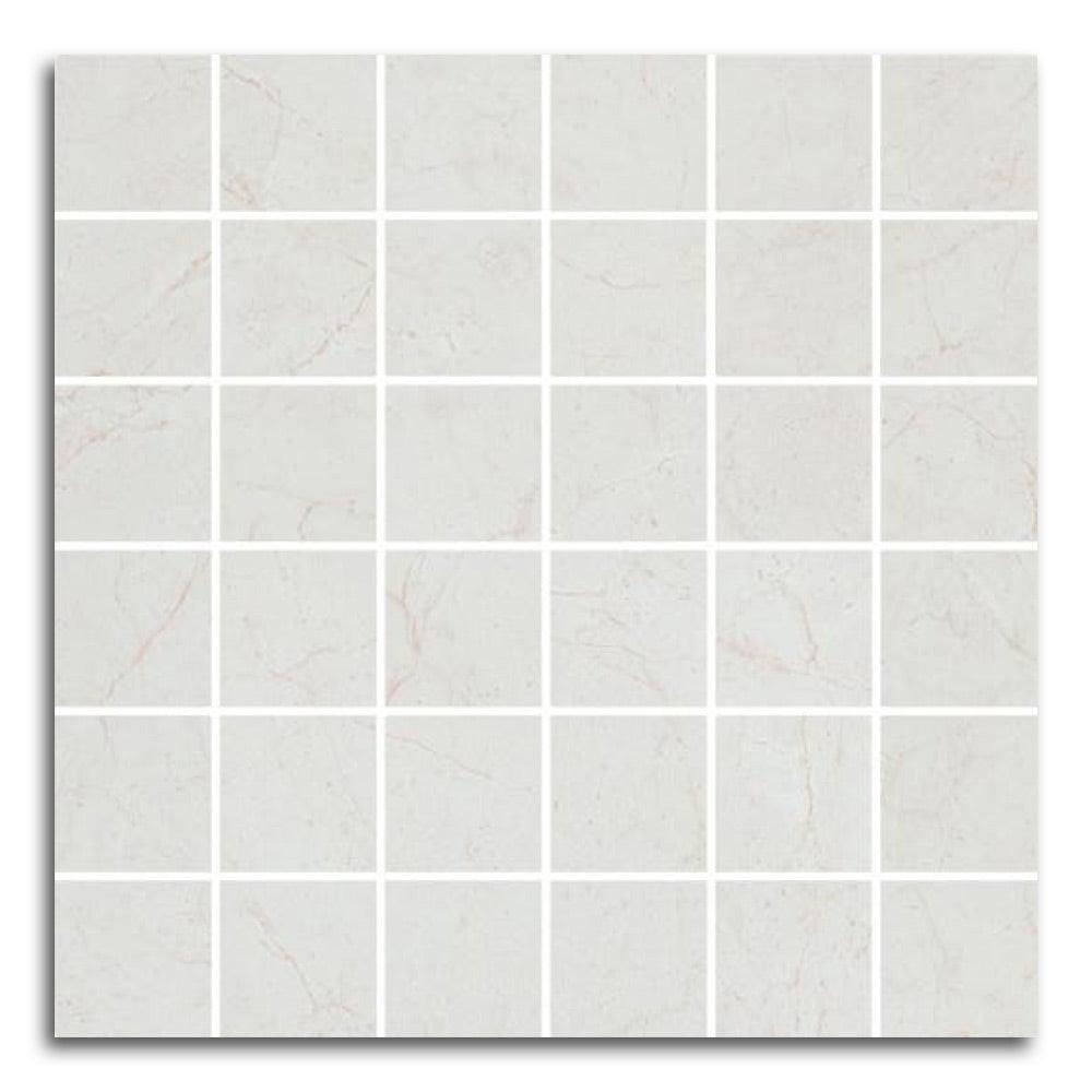 2x2 Meadow Marfil Square Ceramic Mosaic Tile 2x2 Meadow Marfil Square Ceramic Mosaic Tile - American Tile Depot