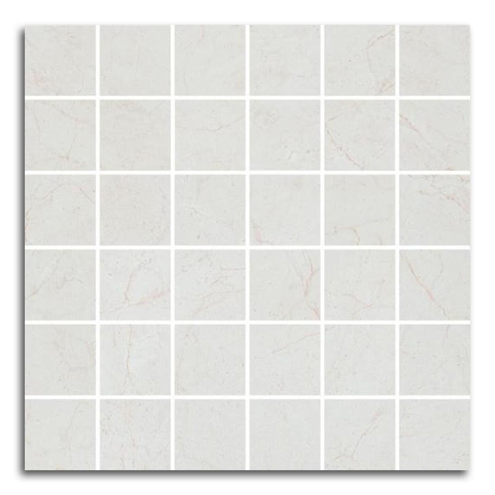 2x2 Meadow Marfil Square Ceramic Mosaic Tile 2x2 Meadow Marfil Square Ceramic Mosaic Tile - American Tile Depot