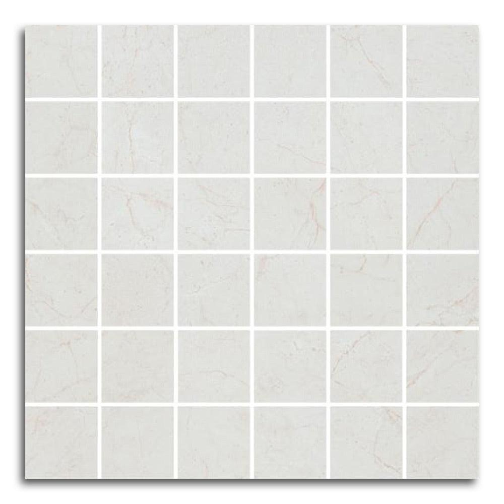 2x2 Meadow Marfil Square Ceramic Mosaic Tile 2x2 Meadow Marfil Square Ceramic Mosaic Tile - American Tile Depot