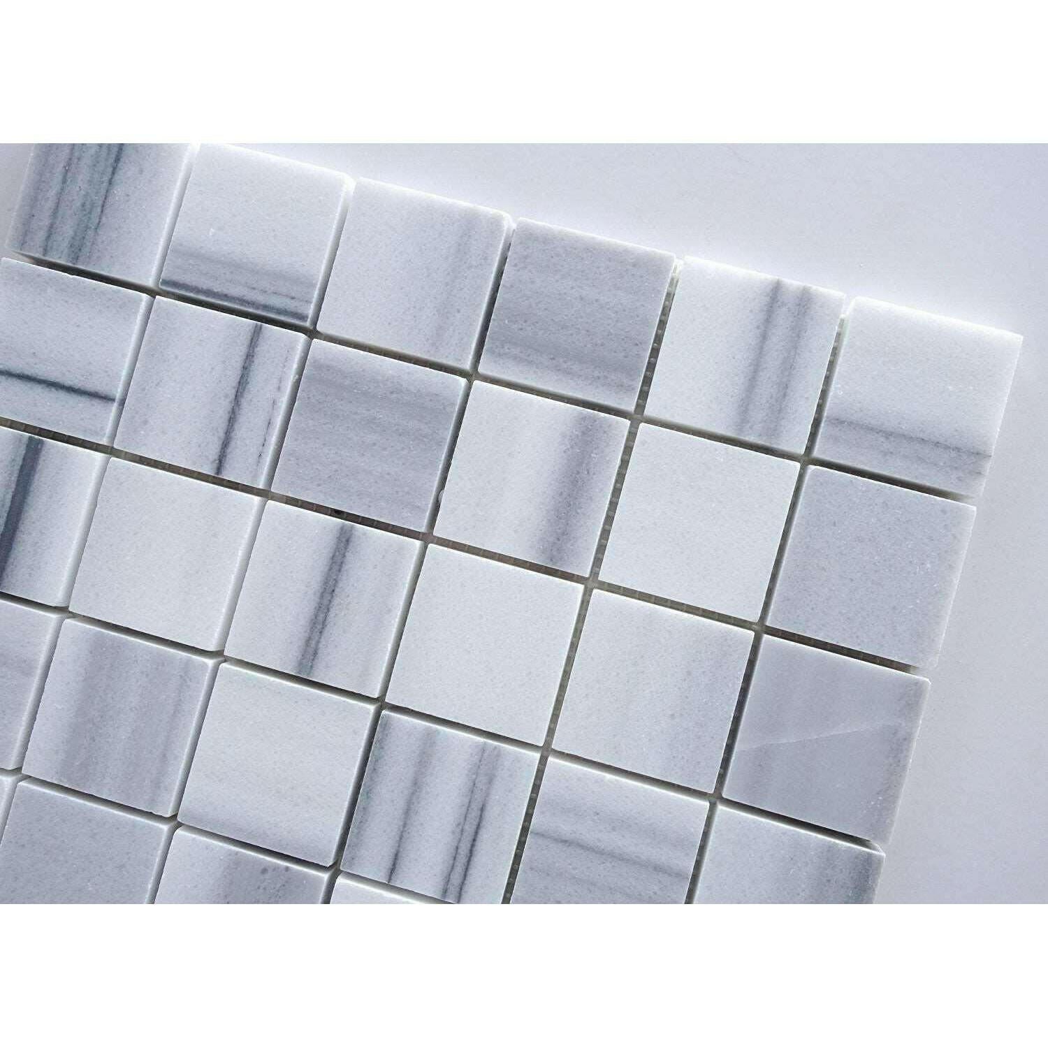 2x2 Mink Marmara Equator Marble Polished Mosaic Tile 2x2 Mink Marmara Equator Marble Polished Mosaic Tile - American Tile Depot