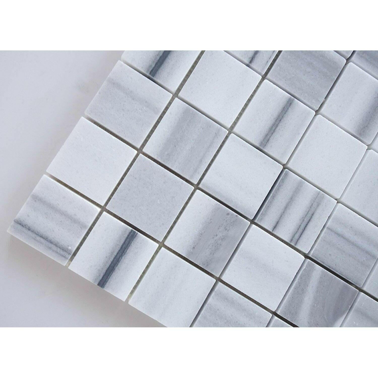 2x2 Mink Marmara Equator Marble Polished Mosaic Tile 2x2 Mink Marmara Equator Marble Polished Mosaic Tile - American Tile Depot