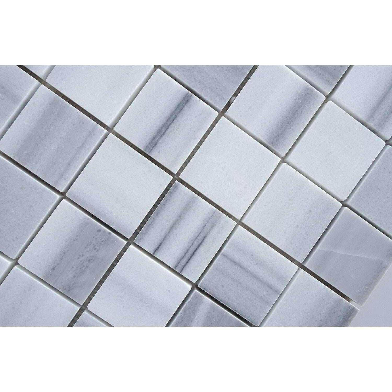 2x2 Mink Marmara Equator Marble Polished Mosaic Tile 2x2 Mink Marmara Equator Marble Polished Mosaic Tile - American Tile Depot