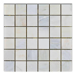 2x2 Oriental White / Asian Statuary Marble Honed Mosaic Tile 2x2 Oriental White / Asian Statuary Marble Honed Mosaic Tile - American Tile Depot