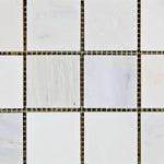 2x2 Oriental White / Asian Statuary Marble Polished Mosaic Tile - American Tile Depot