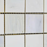 2x2 Oriental White / Asian Statuary Marble Polished Mosaic Tile - American Tile Depot