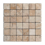 2x2 Philadelphia Travertine Tumbled Mosaic Tile 2x2 Philadelphia Travertine Tumbled Mosaic Tile - American Tile Depot