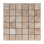 2x2 Philadelphia Travertine Tumbled Mosaic Tile 2x2 Philadelphia Travertine Tumbled Mosaic Tile - American Tile Depot