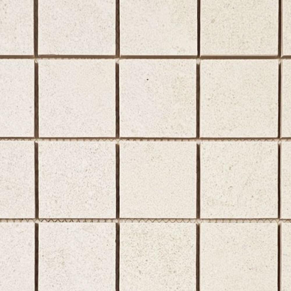 2x2 Rhythm Ivory Matte Square Porcelain Mosaic Tile 2x2 Rhythm Ivory Matte Square Porcelain Mosaic Tile - American Tile Depot