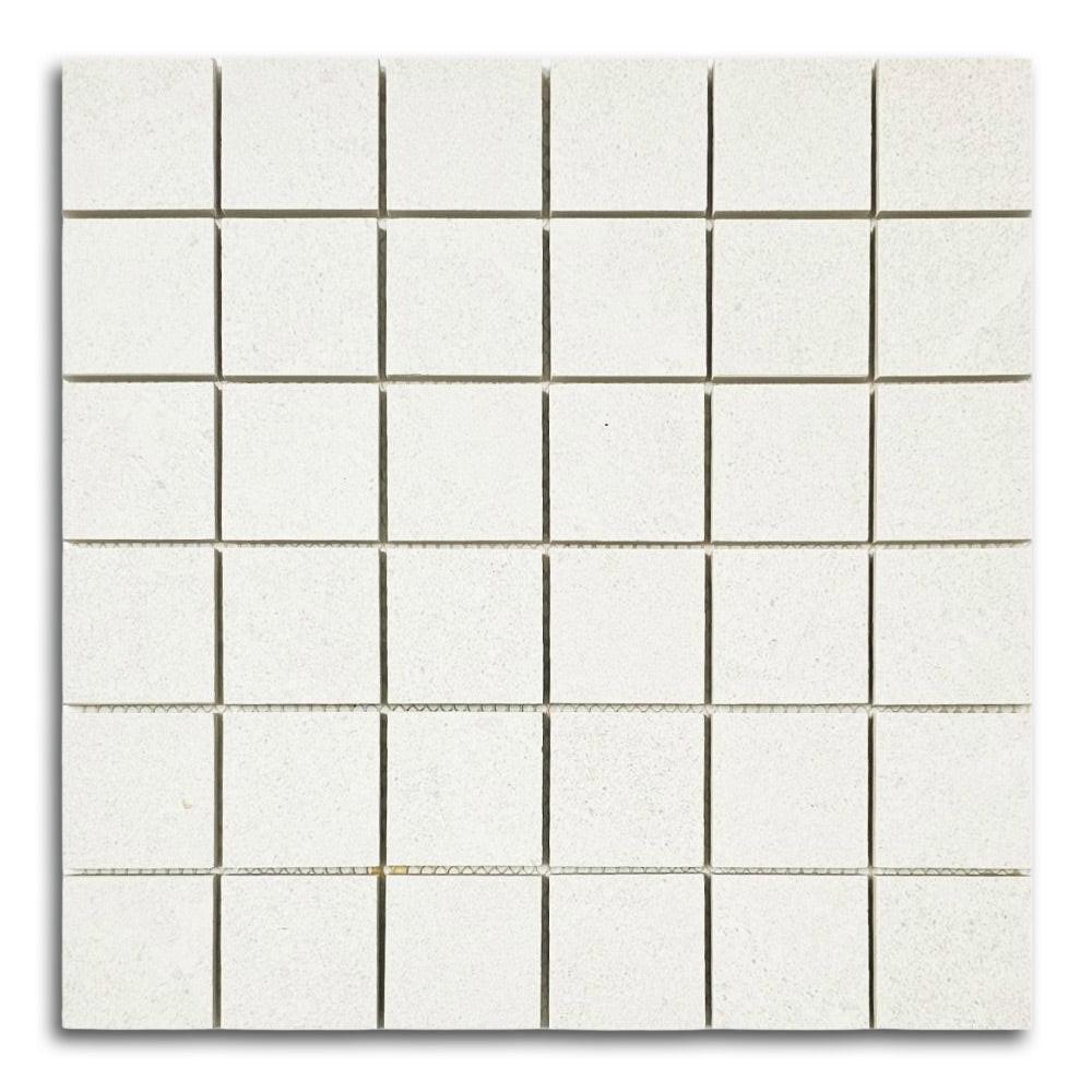 2x2 Rhythm Snow Matte Square Porcelain Mosaic Tile 2x2 Rhythm Snow Matte Square Porcelain Mosaic Tile - American Tile Depot