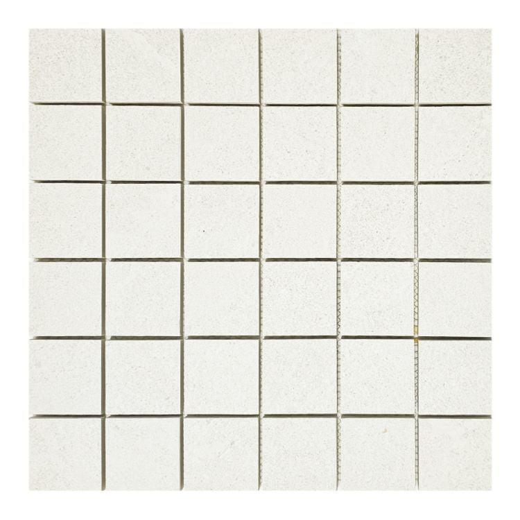 2x2 Rhythm Snow Matte Square Porcelain Mosaic Tile 2x2 Rhythm Snow Matte Square Porcelain Mosaic Tile - American Tile Depot