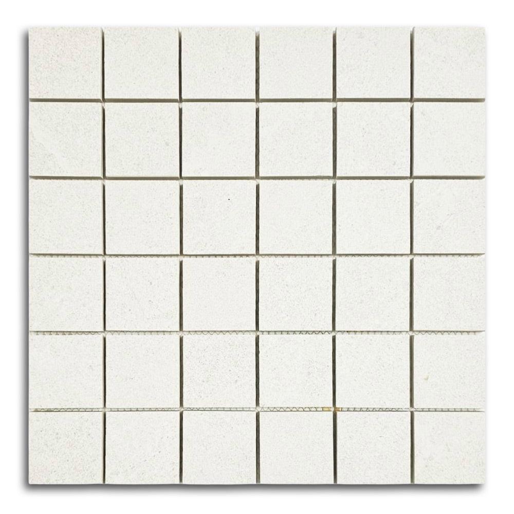 2x2 Rhythm Snow Matte Square Porcelain Mosaic Tile 2x2 Rhythm Snow Matte Square Porcelain Mosaic Tile - American Tile Depot