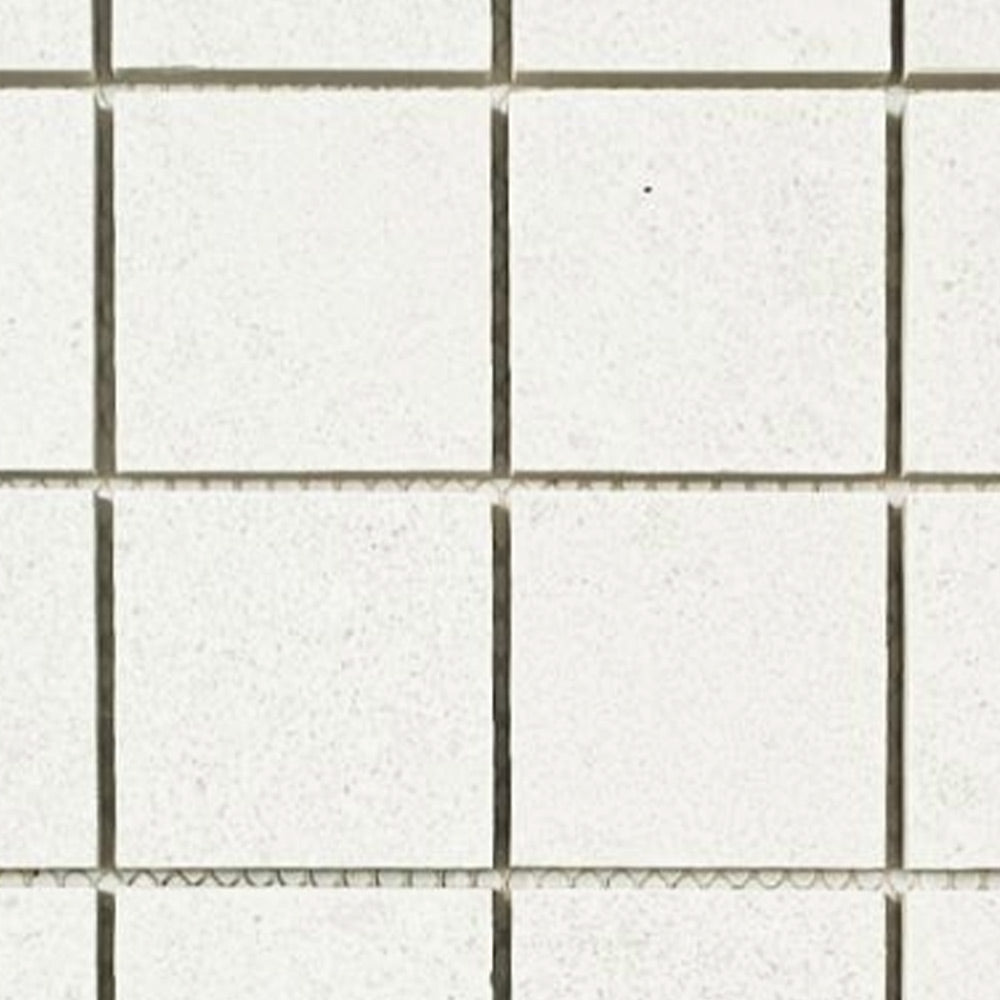 2x2 Rhythm Snow Square Porcelain Mosaic Tile