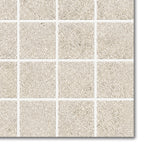 2x2 Tranquil Bone Travertine Look Square Porcelain Mosaic Tile - American Tile Depot