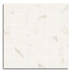 2x2 Triad Calacatta White Soft Square Porcelain Mosaic Tile 2x2 Triad Calacatta White Soft Square Porcelain Mosaic Tile - American Tile Depot