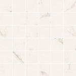 2x2 Triad Calacatta White Soft Square Porcelain Mosaic Tile 2x2 Triad Calacatta White Soft Square Porcelain Mosaic Tile - American Tile Depot