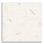 2x2 Triad Calacatta White Soft Square Porcelain Mosaic Tile 2x2 Triad Calacatta White Soft Square Porcelain Mosaic Tile - American Tile Depot