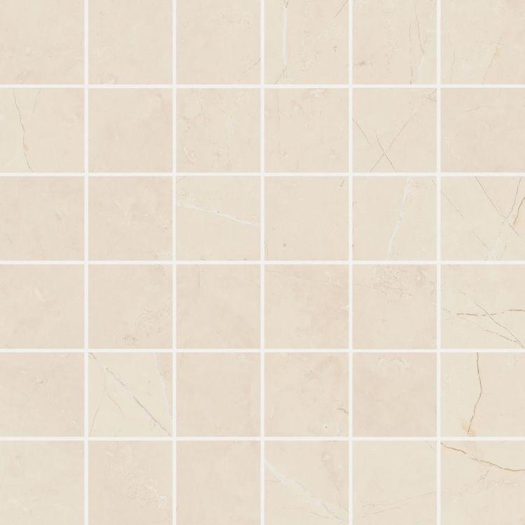 2x2 Triad Moon Beige Soft Square Porcelain Mosaic Tile 2x2 Triad Moon Beige Soft Square Porcelain Mosaic Tile - American Tile Depot