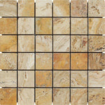 2x2 Valencia Travertine Tumbled Mosaic Tile 2x2 Valencia Travertine Tumbled Mosaic Tile - American Tile Depot
