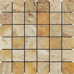 2x2 Valencia Travertine Tumbled Mosaic Tile 2x2 Valencia Travertine Tumbled Mosaic Tile - American Tile Depot