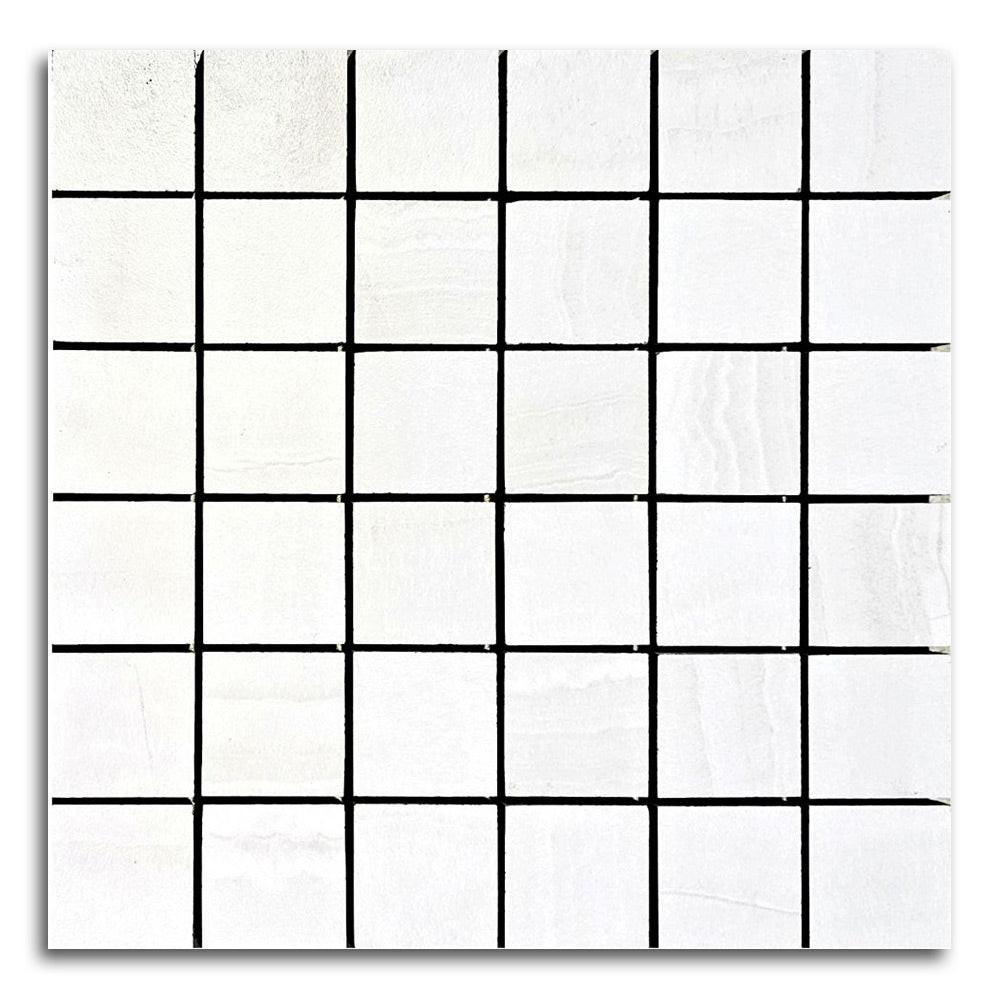 2x2 Viper White Naturale Square Porcelain Mosaic Tile 2x2 Viper White Naturale Square Porcelain Mosaic Tile - American Tile Depot