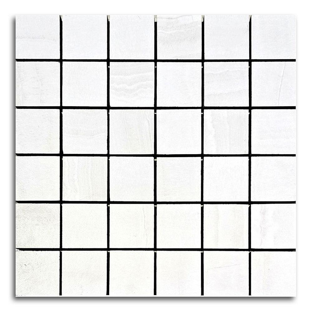 2x2 Viper White Naturale Square Porcelain Mosaic Tile 2x2 Viper White Naturale Square Porcelain Mosaic Tile - American Tile Depot