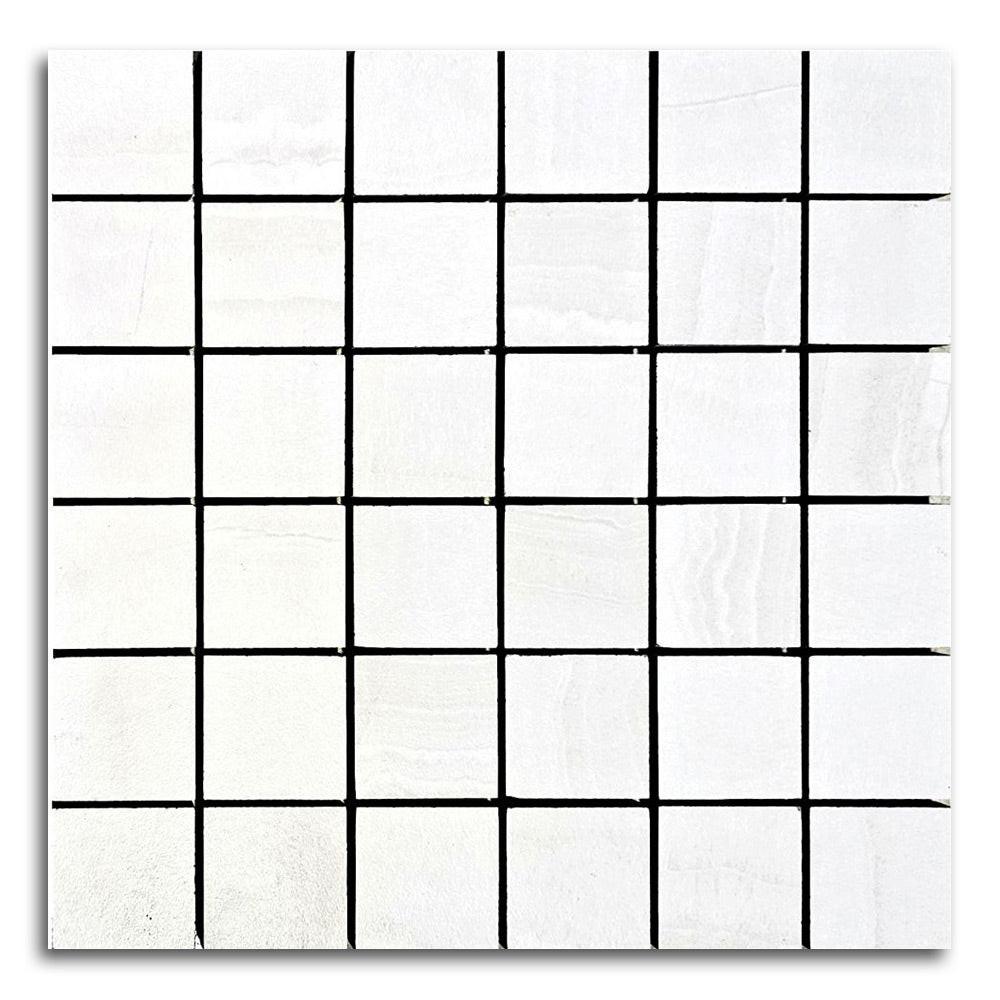 2x2 Viper White Naturale Square Porcelain Mosaic Tile 2x2 Viper White Naturale Square Porcelain Mosaic Tile - American Tile Depot