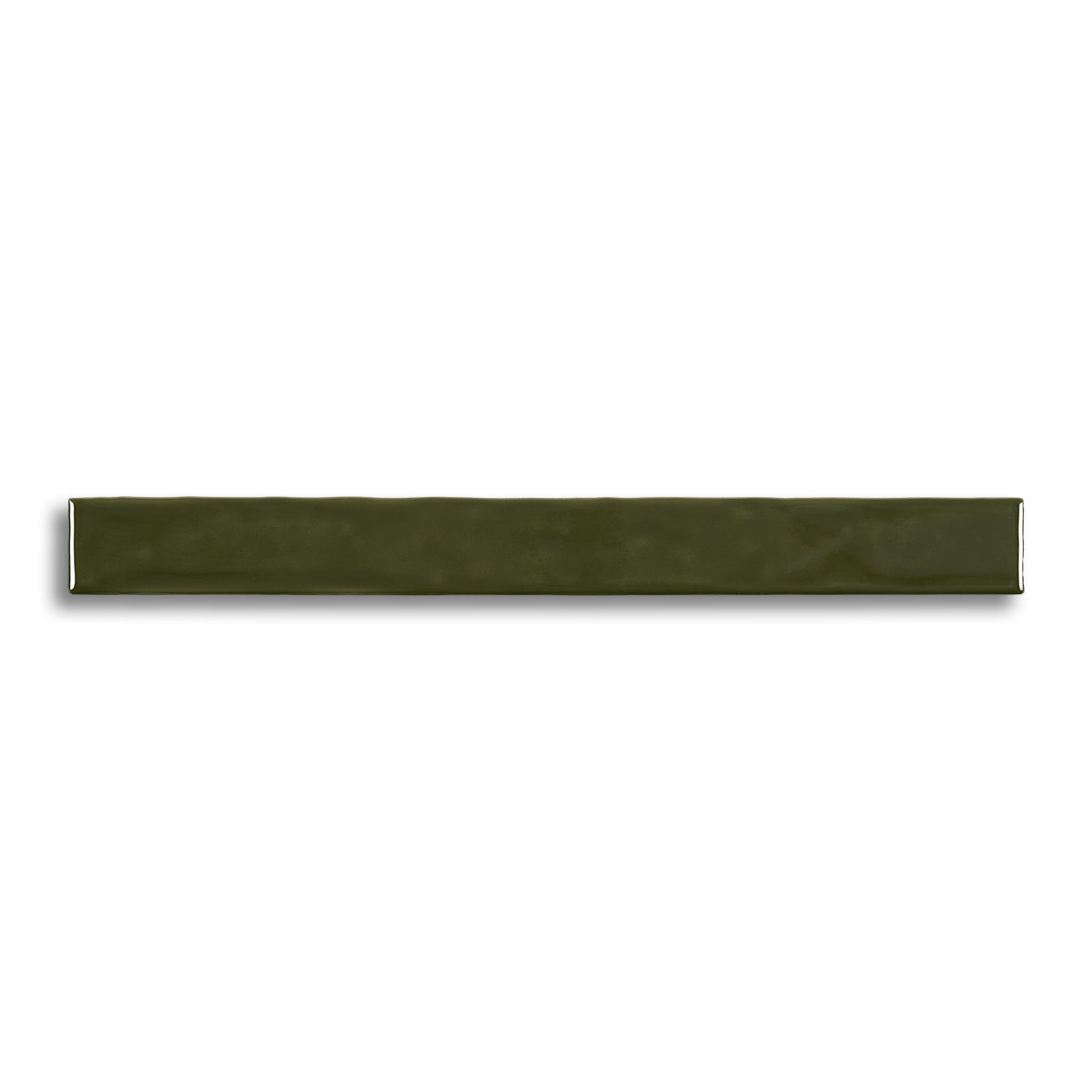 2x20 Resina Emerald Green Glossy Ceramic Tile - American Tile Depot