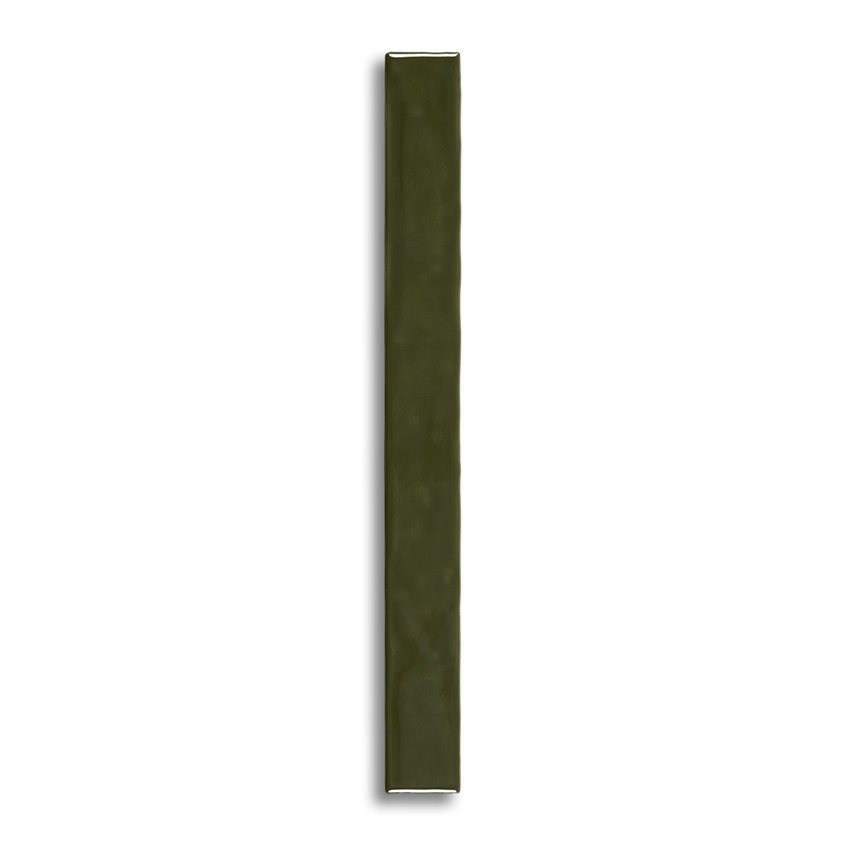 2x20 Resina Emerald Green Glossy Ceramic Tile - American Tile Depot