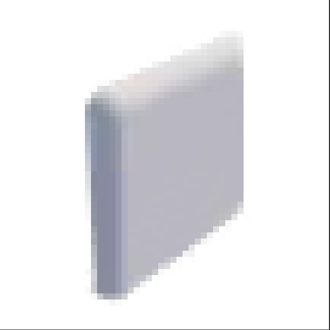 2x2 Palette White Ice Glossy Solid Color Ceramic Bullnose Corner 2x2 Palette White Ice Glossy Solid Color Ceramic Bullnose Corner - American Tile Depot