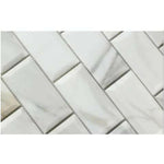 2x4 Calacatta Oliva Marble Honed & Beveled Brick Mosaic Tile 2x4 Calacatta Oliva Marble Honed & Beveled Brick Mosaic Tile - American Tile Depot