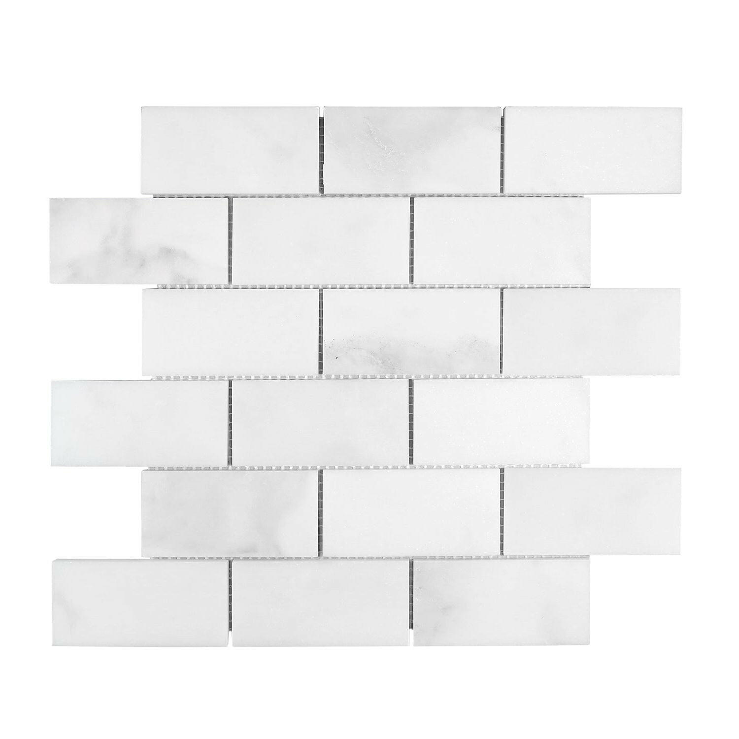 2x4 Calacatta Oliva Marble Honed Brick Mosaic Tile 2x4 Calacatta Oliva Marble Honed Brick Mosaic Tile - American Tile Depot