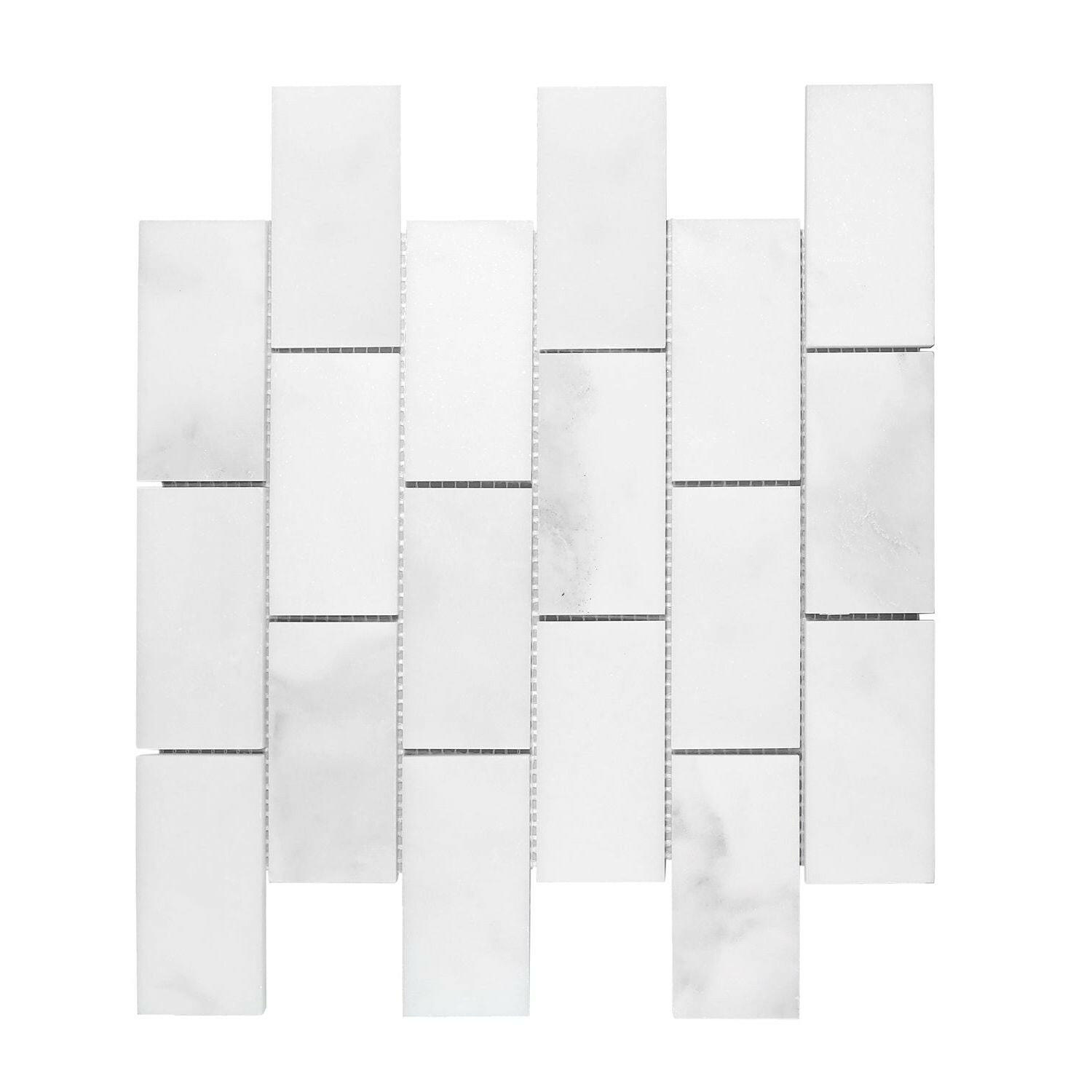 2x4 Calacatta Oliva Marble Polished Brick Mosaic Tile 2x4 Calacatta Oliva Marble Polished Brick Mosaic Tile - American Tile Depot