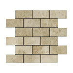 2x4 Cappuccino Marble Polished Brick Mosaic Tile 2x4 Cappuccino Marble Polished Brick Mosaic Tile - American Tile Depot