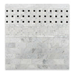 2x4 Carrara White Marble Honed Brick Mosaic Tile | FINAL SALE 2x4 Carrara White Marble Honed Brick Mosaic Tile | FINAL SALE - American Tile Depot