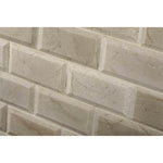 2x4 Crema Marfil Marble Honed & Beveled Brick Mosaic Tile 2x4 Crema Marfil Marble Honed & Beveled Brick Mosaic Tile - American Tile Depot