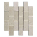2x4 Crema Marfil Marble Honed Brick Mosaic Tile 2x4 Crema Marfil Marble Honed Brick Mosaic Tile - American Tile Depot