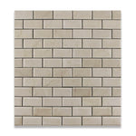 2x4 Crema Marfil Marble Polished & Beveled Brick Mosaic Tile 2x4 Crema Marfil Marble Polished & Beveled Brick Mosaic Tile - American Tile Depot