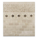 2x4 Crema Marfil Marble Polished & Beveled Brick Mosaic Tile 2x4 Crema Marfil Marble Polished & Beveled Brick Mosaic Tile - American Tile Depot