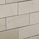 2x4 Crema Marfil Marble Polished Brick Mosaic Tile 2x4 Crema Marfil Marble Polished Brick Mosaic Tile - American Tile Depot