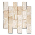 2x4 Diano Royal (Queen Beige) Marble Polished & Beveled Brick Mosaic Tile 2x4 Diano Royal (Queen Beige) Marble Polished & Beveled Brick Mosaic Tile - American Tile Depot