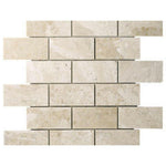 2x4 Diano Royal (Queen Beige) Marble Polished Mosaic Tile 2x4 Diano Royal (Queen Beige) Marble Polished Mosaic Tile - American Tile Depot