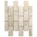 2x4 Diano Royal (Queen Beige) Marble Polished Mosaic Tile 2x4 Diano Royal (Queen Beige) Marble Polished Mosaic Tile - American Tile Depot