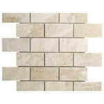 2x4 Diano Royal (Queen Beige) Marble Polished Mosaic Tile 2x4 Diano Royal (Queen Beige) Marble Polished Mosaic Tile - American Tile Depot